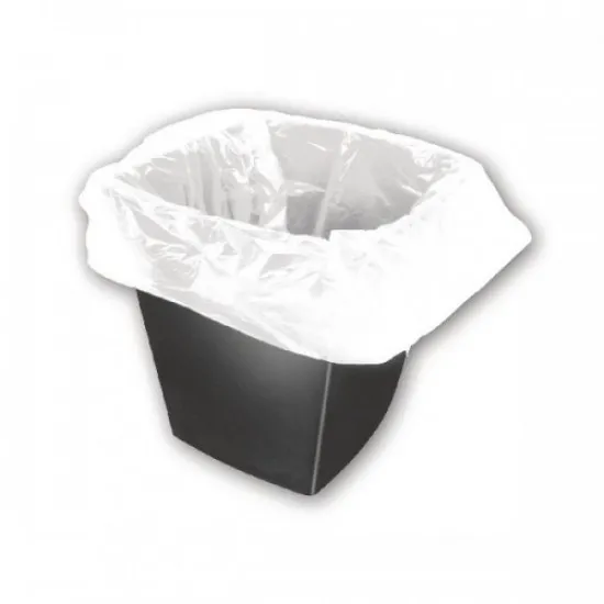 15ltr Cosmos White Pedal Bin Liner X 1000 11x17x17''