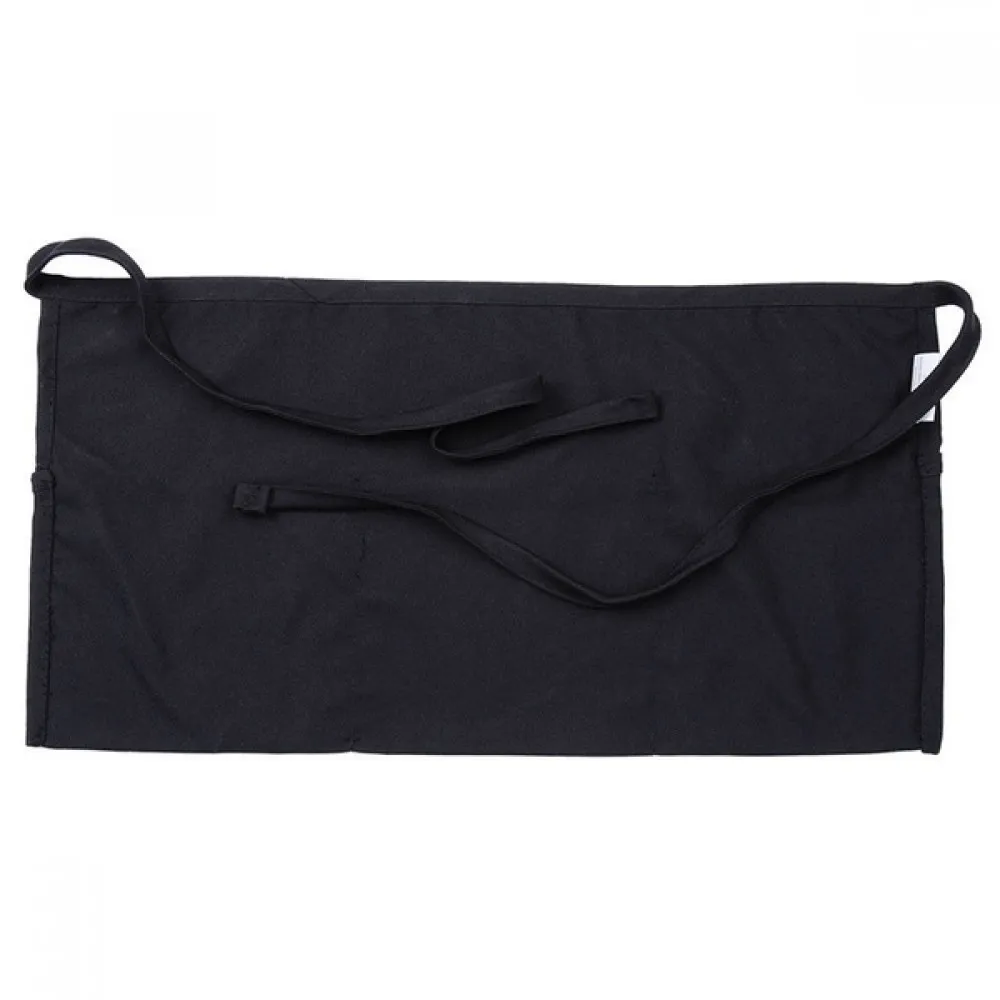 Bar Apron Black With Pocket 373(l)mmx750(w)mm