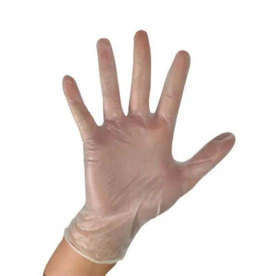 Vinyl Clear Powder-Free Small Gloves X 100
