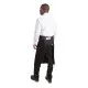 Lady wearing Black Pcotton Regular Waist Apron- 36x30 Long''