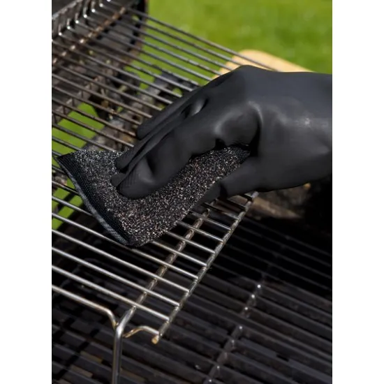 Hand with Tough Gloves Black Large X 15