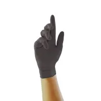 Black Nitrile Gloves Powder Free Medium X 100