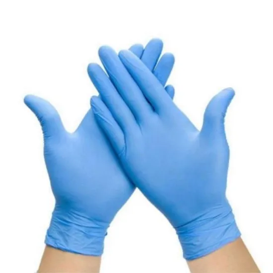 Blue Nitrile Gloves Large X 100