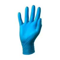 Blue Nitrile Gloves Medium X 100