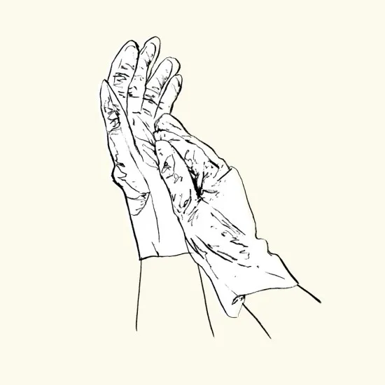 Compostable Gloves Clear Med X 100