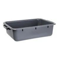 Tote Box Grey Plastic 55 X 42 X 15 Cm