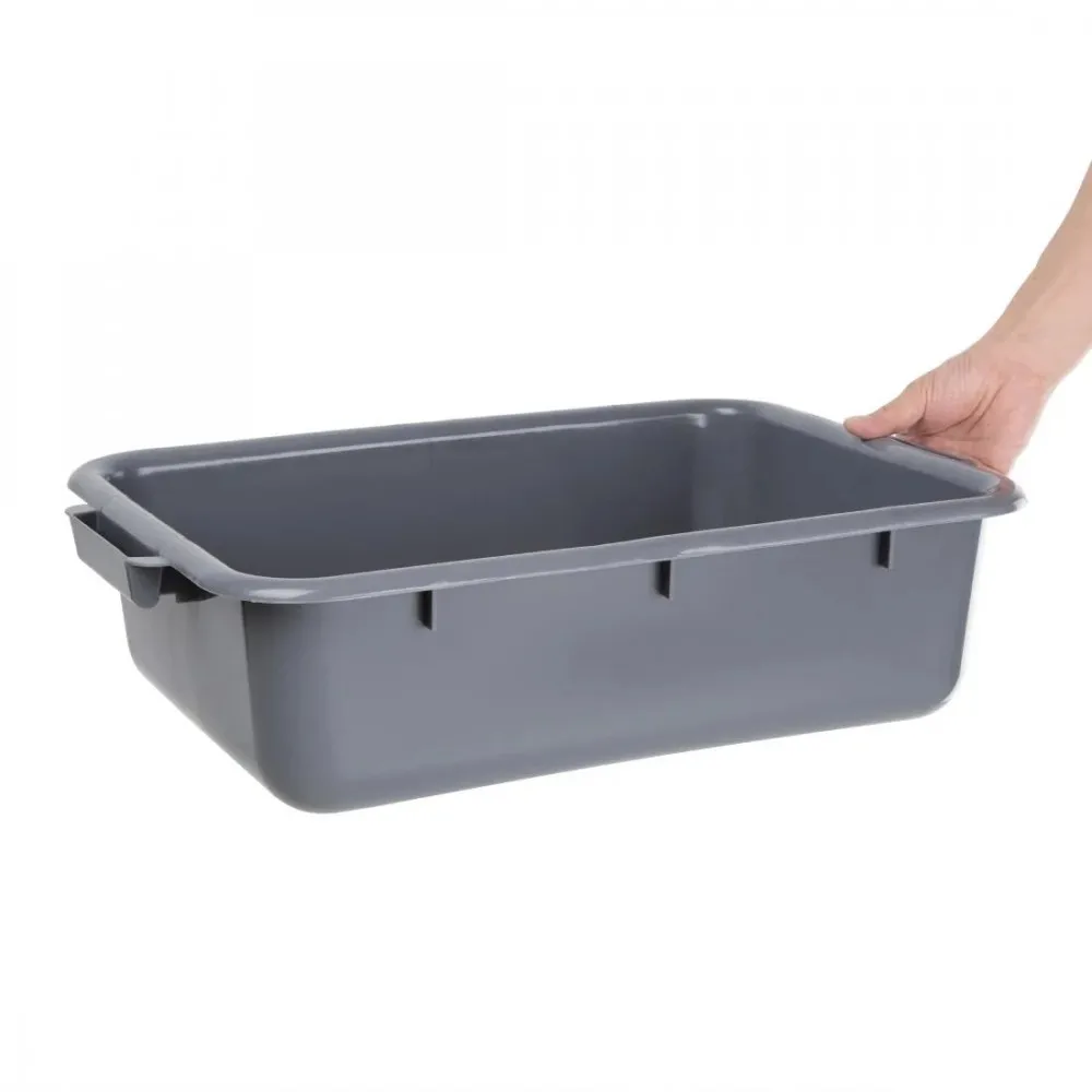 Tote Box Grey Plastic 55 X 42 X 15 Cm