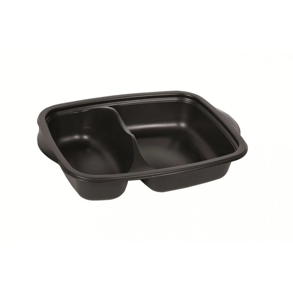 1000cc Black 2 Part Container X 200