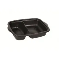 1000cc Black 2 Part Container X 200