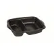 1000cc Black 2 Part Container X 200