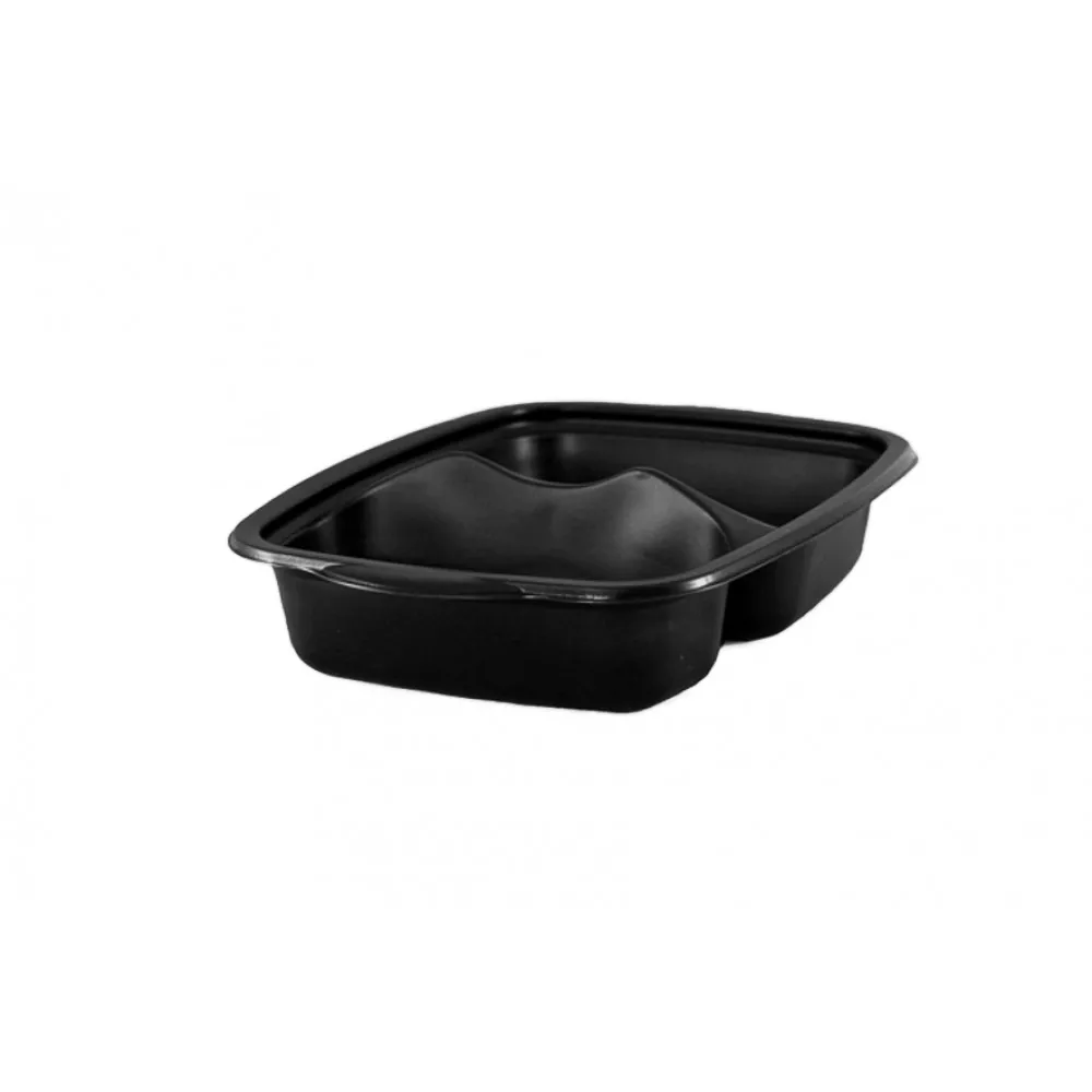 1000cc Black 2 Part Container X 200