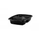 1000cc Black 2 Part Container X 200