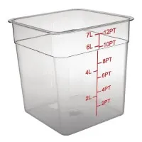 P/carb 7ltr Square Storage Container