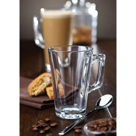Vela Conic Latte Glass 8.5oz X12