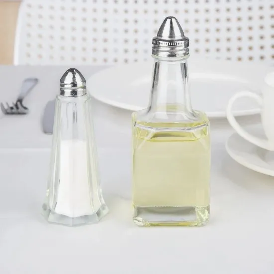 Glass Salt Tower Shaped Shaker