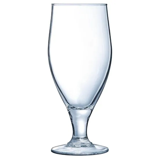 Cervoise 10.75oz Stem Beer Glasses Filled with Beer