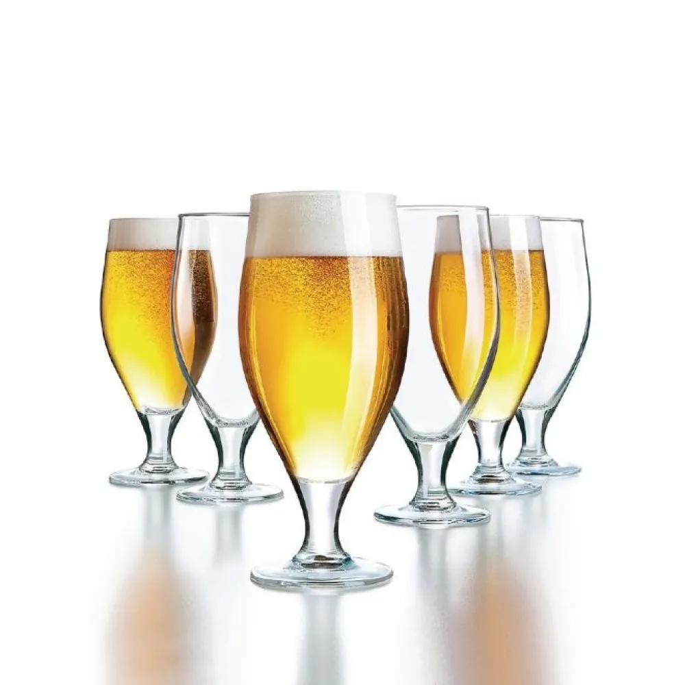 Cervoise 10.75oz Stem Beer Glass X 6