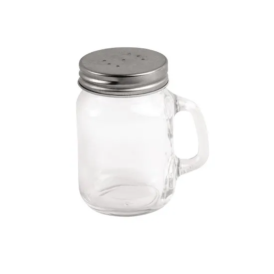 Glass with Handle Herb & Spice Jar Empty