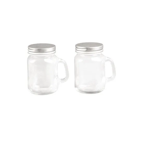 Glass with Handle Herb & Spice Jar Empty