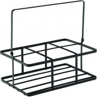 Black Metal Crate 16x11cm
