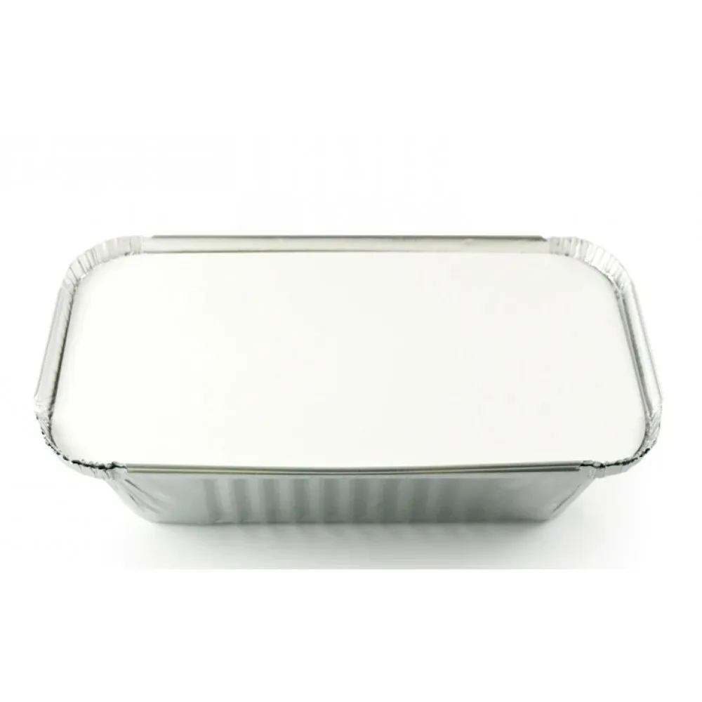 Foil Container+lid No.6 4x8'' X 25