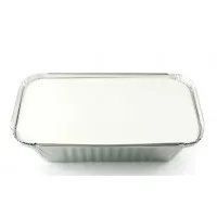 Foil Container+lid No.6 4x8'' X 25