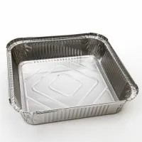 Foil Container+lid 9x9x2'' X10