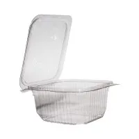 Sq Hinged Clear Salad Cont 750cc X 50