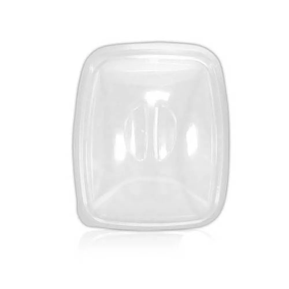 Clear Lid 1000cc Black Container X 200