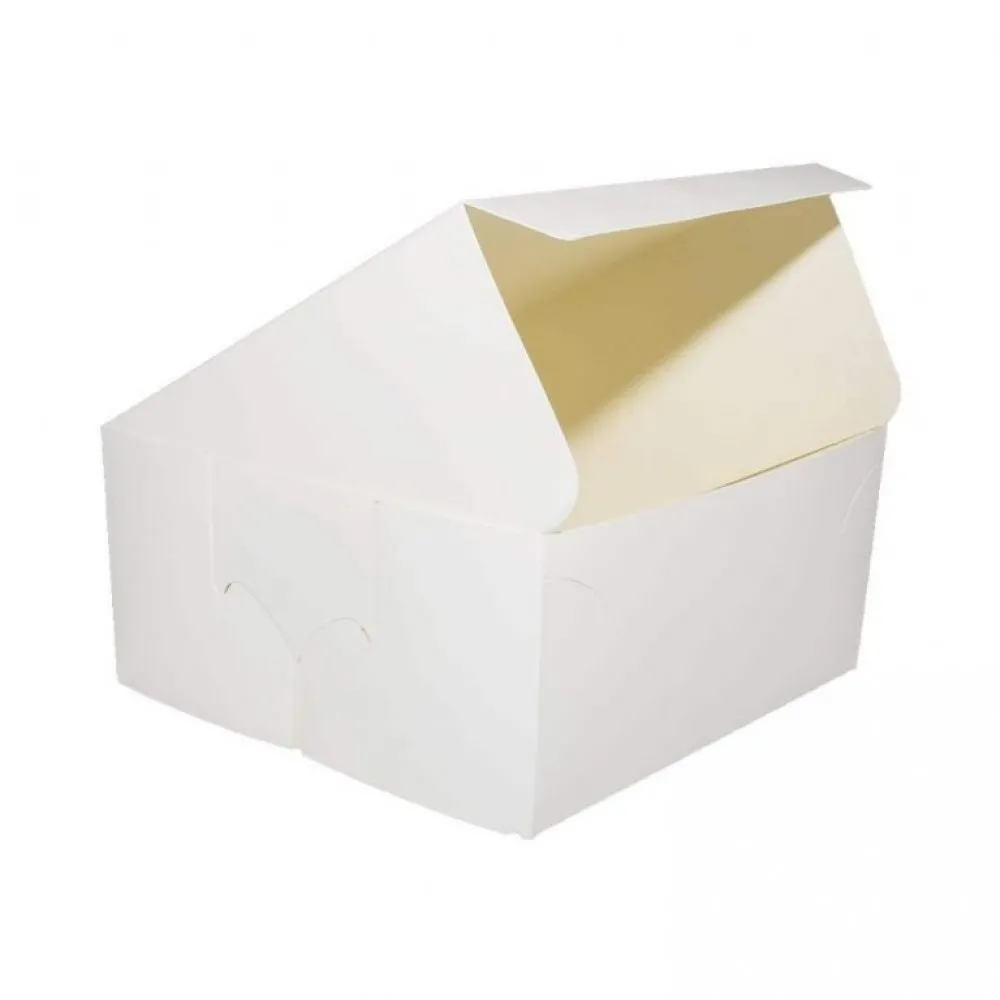 White 12'' Cake Box X 100
