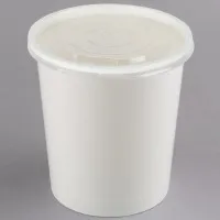 White 12oz Soup Container + Lid X 250