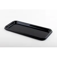 Sabert Black Platter Med+ Lid X25 (46x30cm)