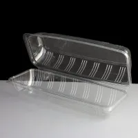 9'' Plastic Baguette Container X 250