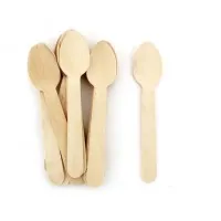 Wooden Dessert Spoons X 100
