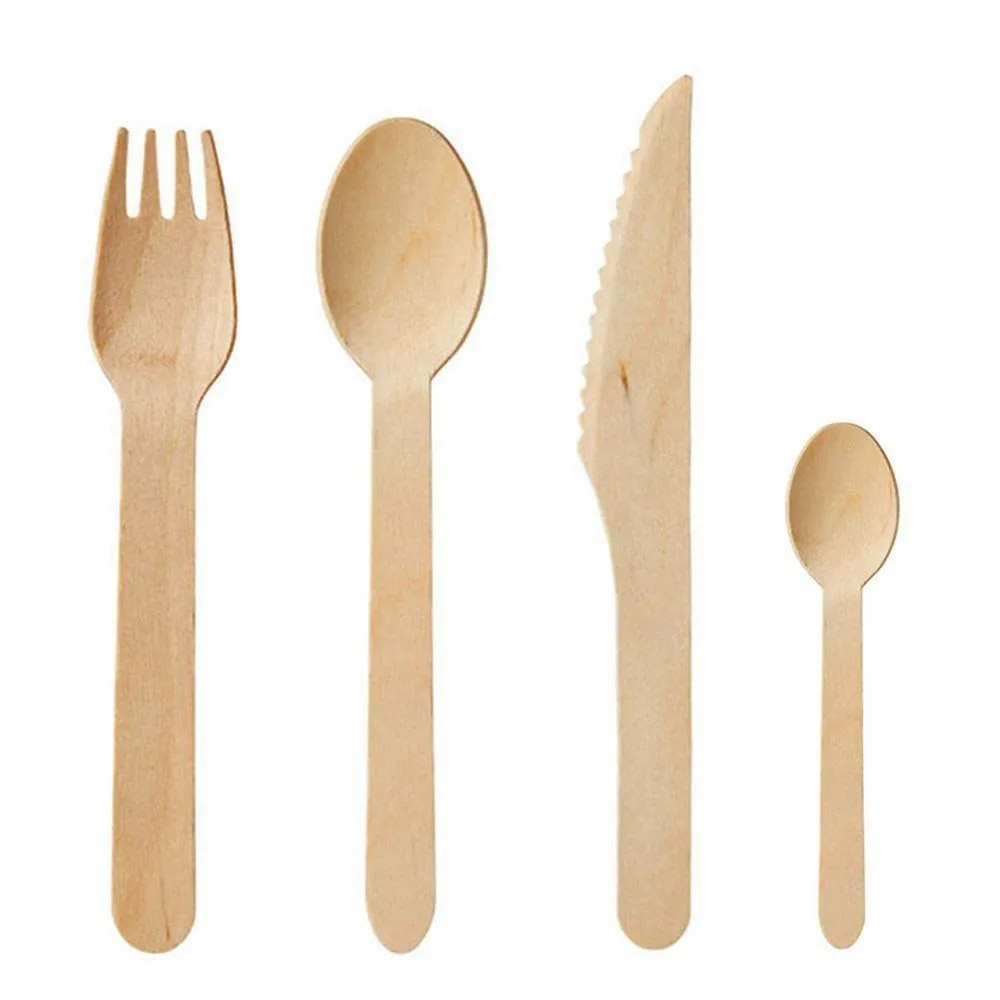 Wooden Tea Spoon X 100