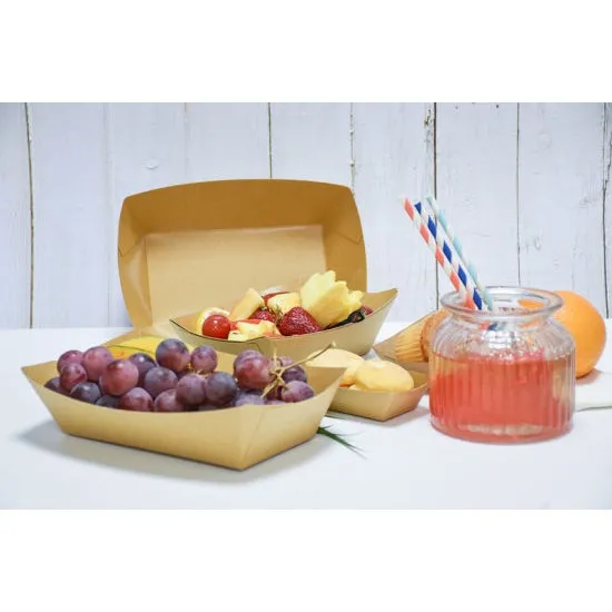 Kraft 1/2lb Kraft Degradable Food Tray X 1000