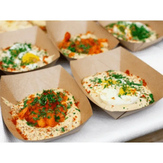 Kraft 1/2lb Kraft Degradable Food Tray X 1000