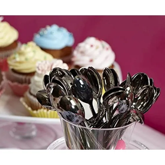 Disposable Silver Coffee Spoons X 1000