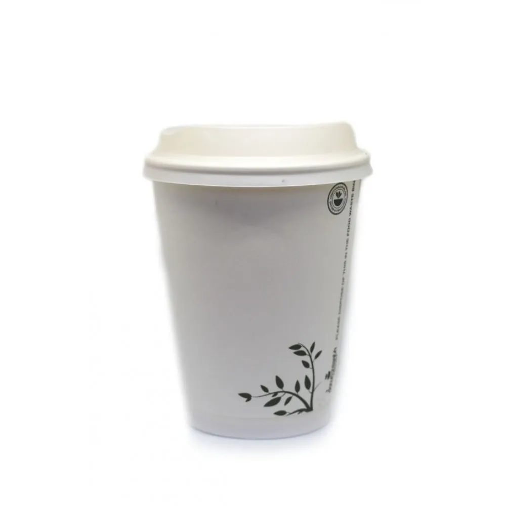 Compostable D/w 8oz White Cup X 500