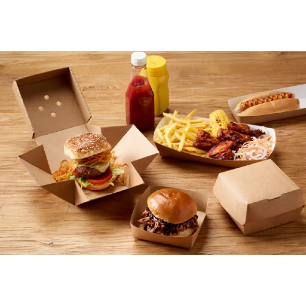 Corrugated Premium Burger Box X 100