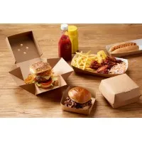 Corrugated Premium Burger Box X 100