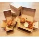Brown Corrugated Large Premium Burger Box