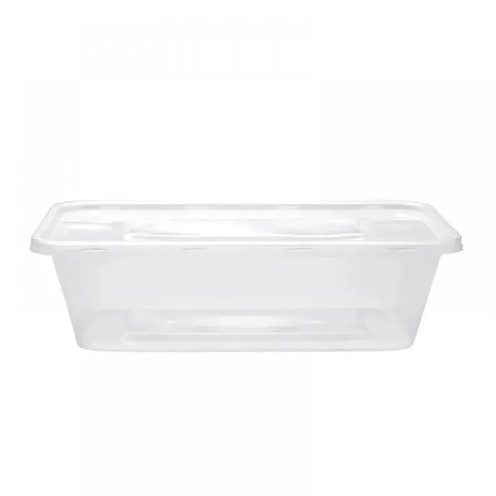 C650 Clear Microwave Container & Lid X 250