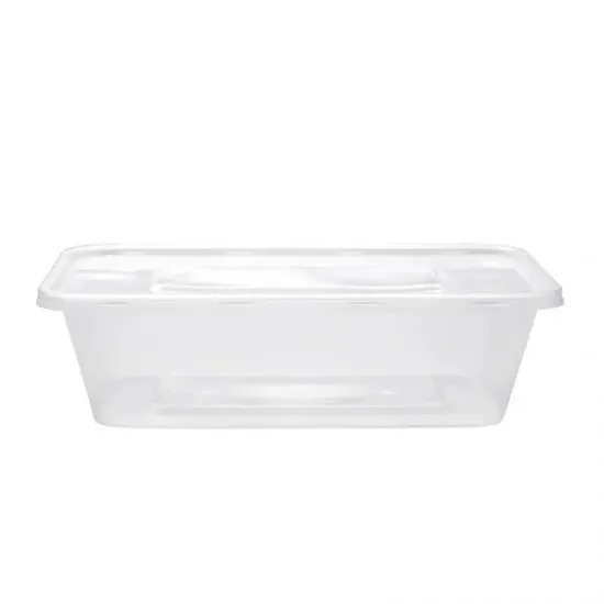 C650 Clear Microwave Container & Lid 