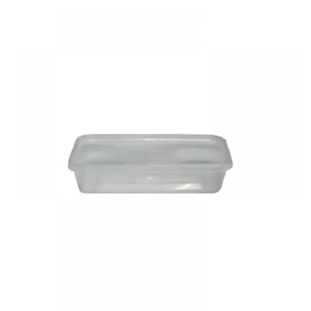 C650 Clear Microwave Container & Lid X 250