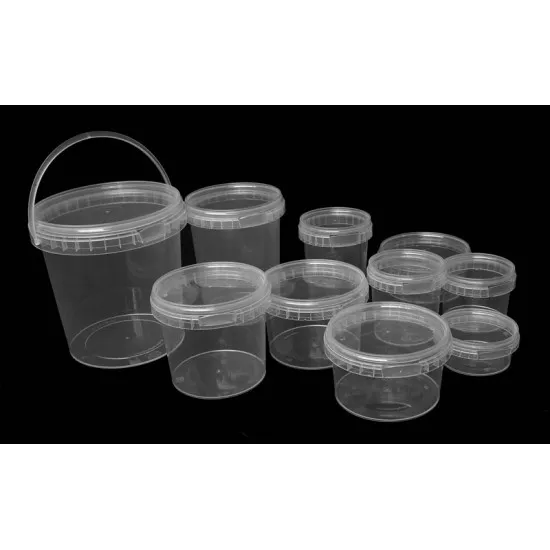 Tamper Proof 180ml Tub & Lid X 504