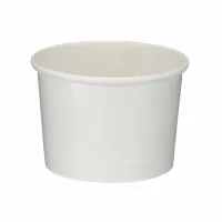 8oz White Pp Soup Container X500