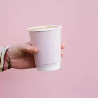 Compostable D/w 12oz Pink Cup X500