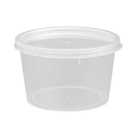 Microwave Container 8oz + Lid X 25