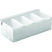Condiment- 4 Part/ Garnish Dispenser S/s